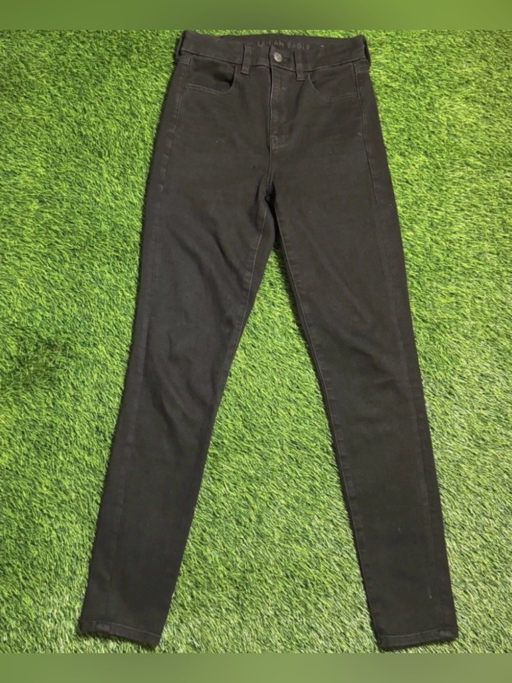 American Eagle The Dream Jean Black High Rise Size 2 Regular Skinny Jeans